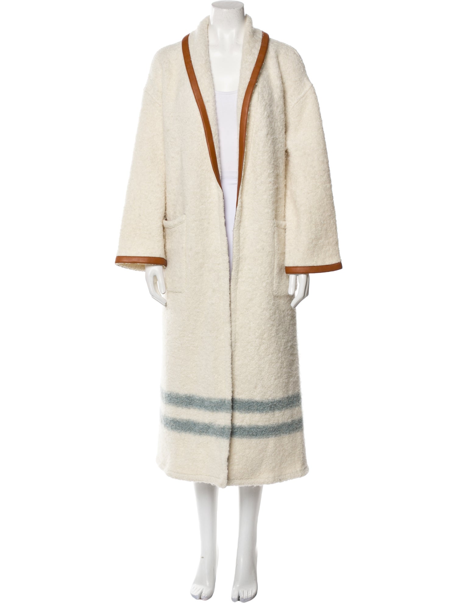 Loro Piana Alpaca Striped Coat