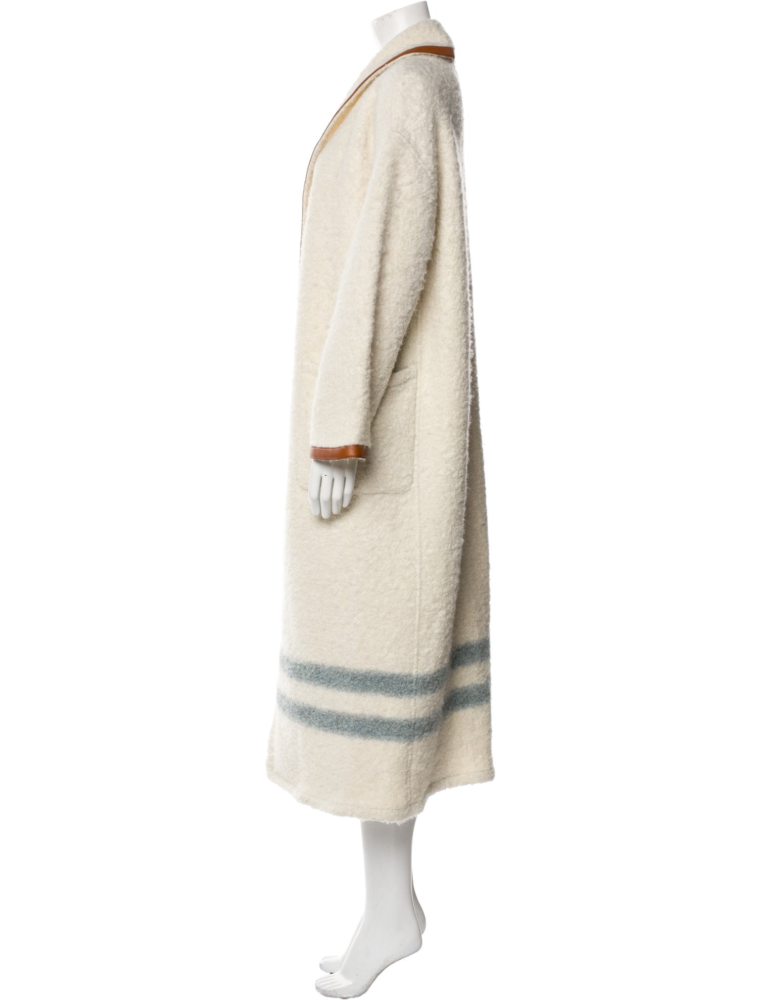 Loro Piana Alpaca Striped Coat