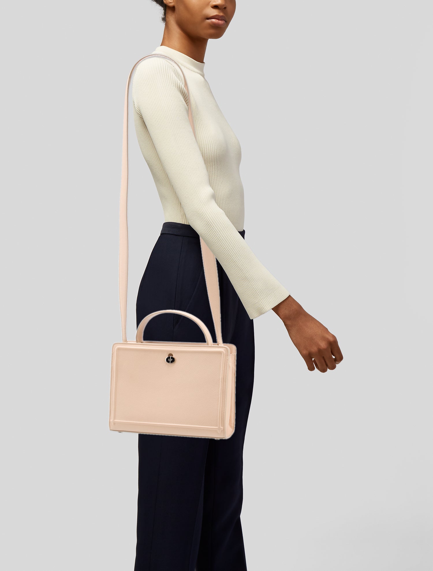 Loro Piana Leather Cluisée Petite
