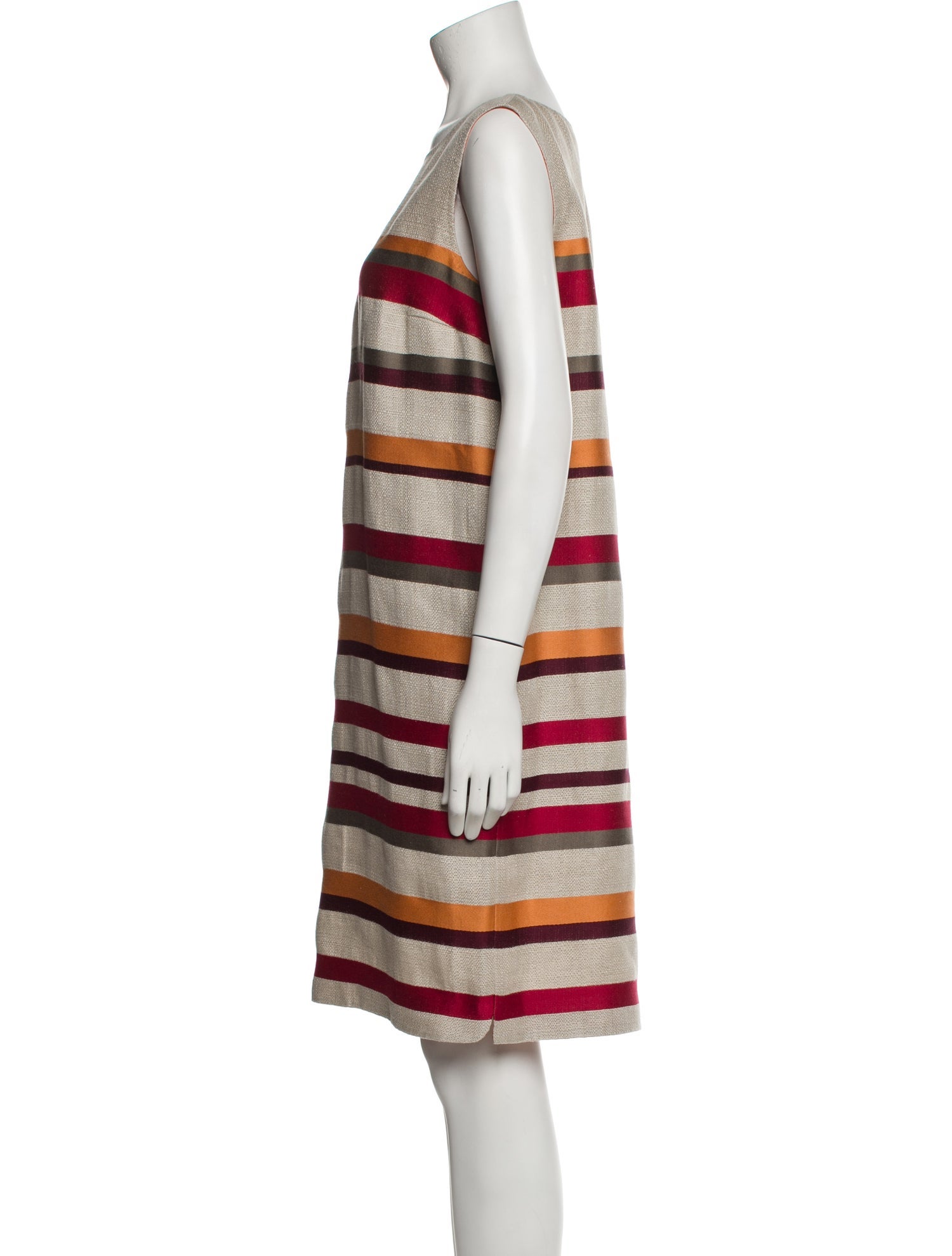 Loro Piana Striped Knee-Length Dress