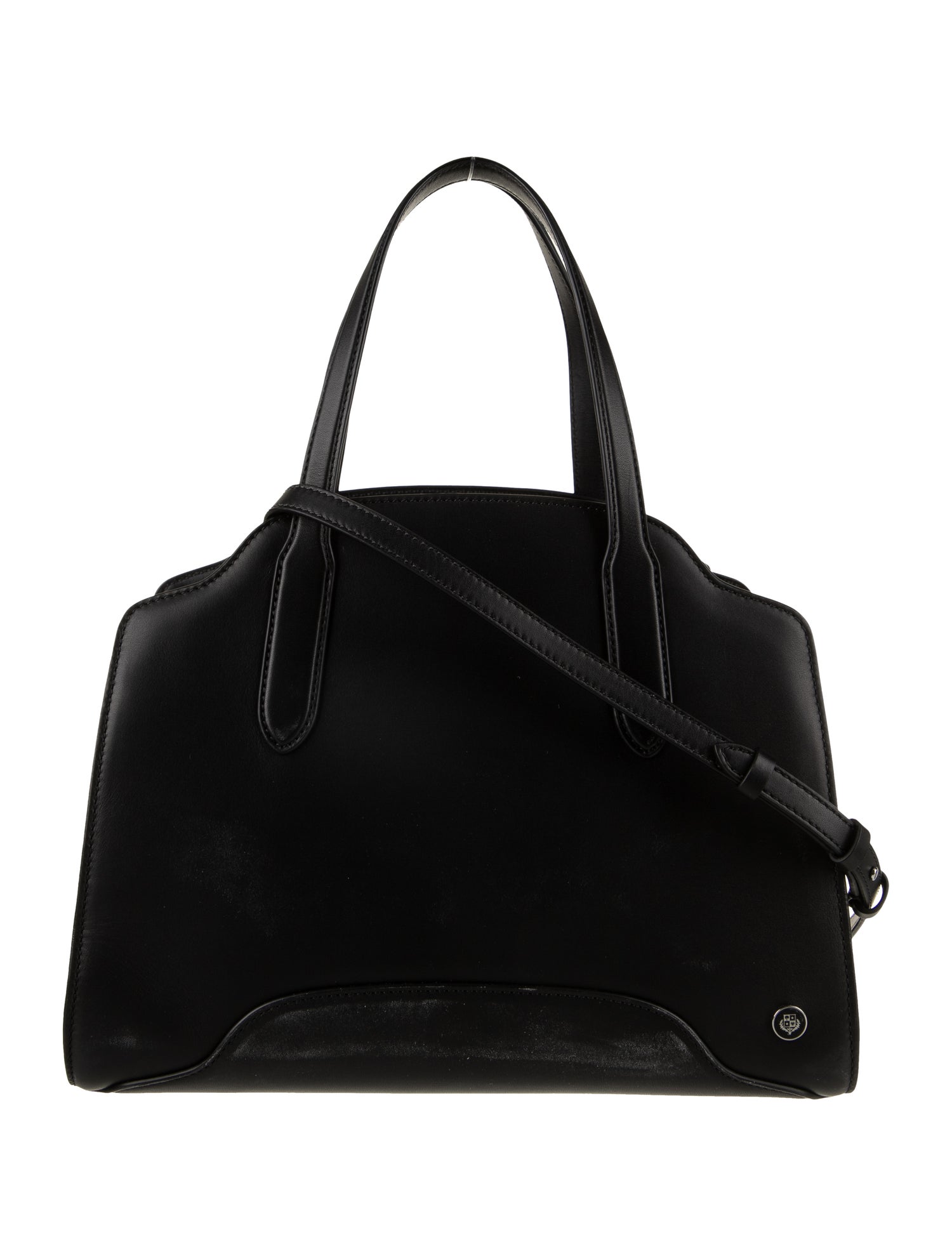 Loro Piana Leather Top Handle Bag Small