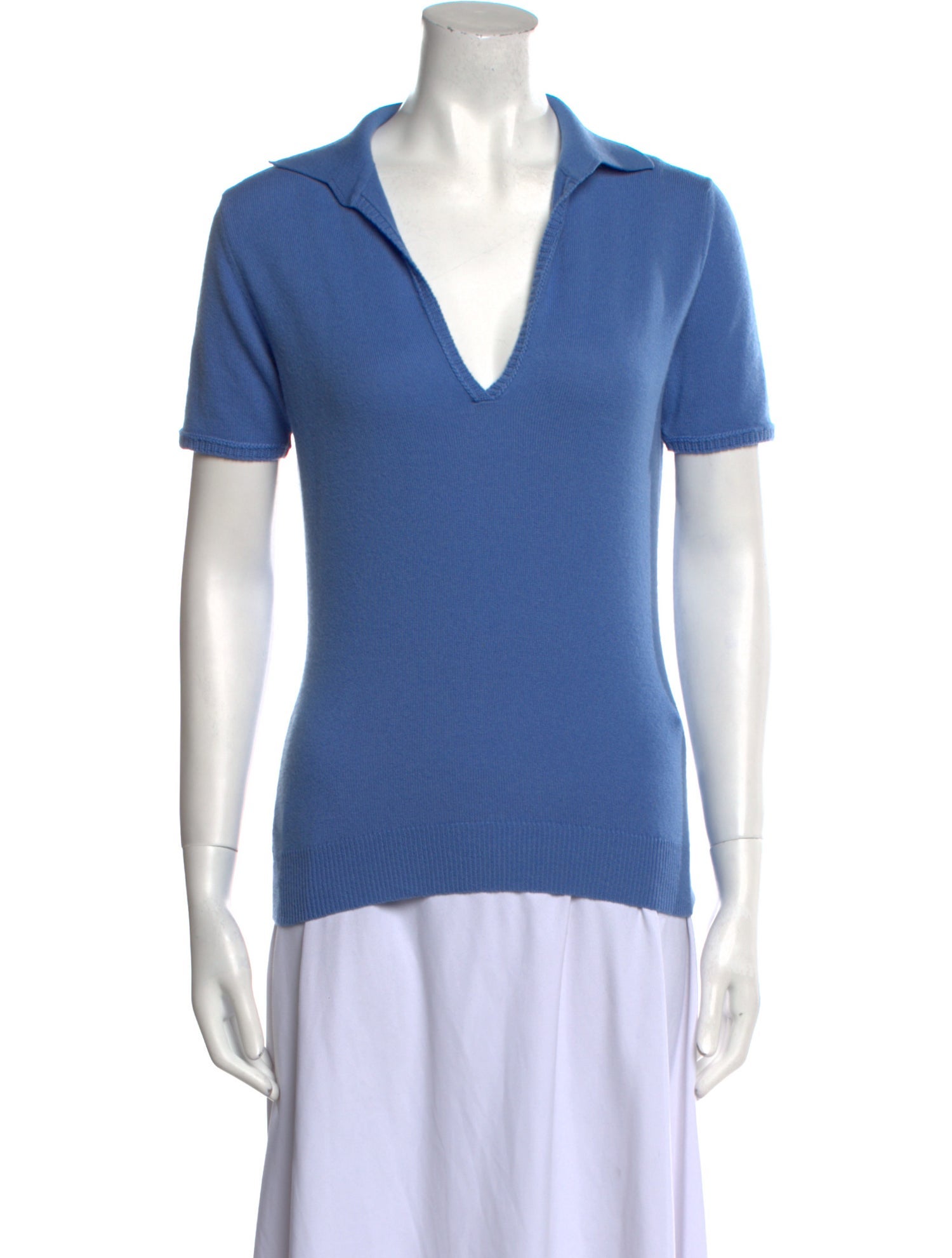 Loro Piana Cashmere V-Neck Polo