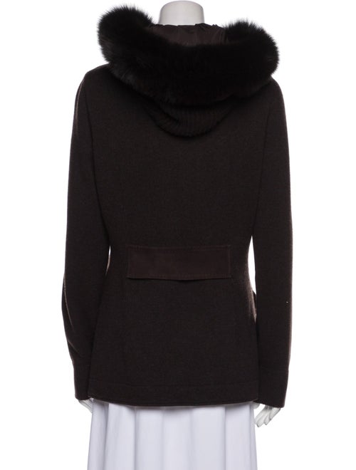 Loro Piana Storm System Fox Fur-Trimmed Cashmere Parka Cashmere Fur Jacket