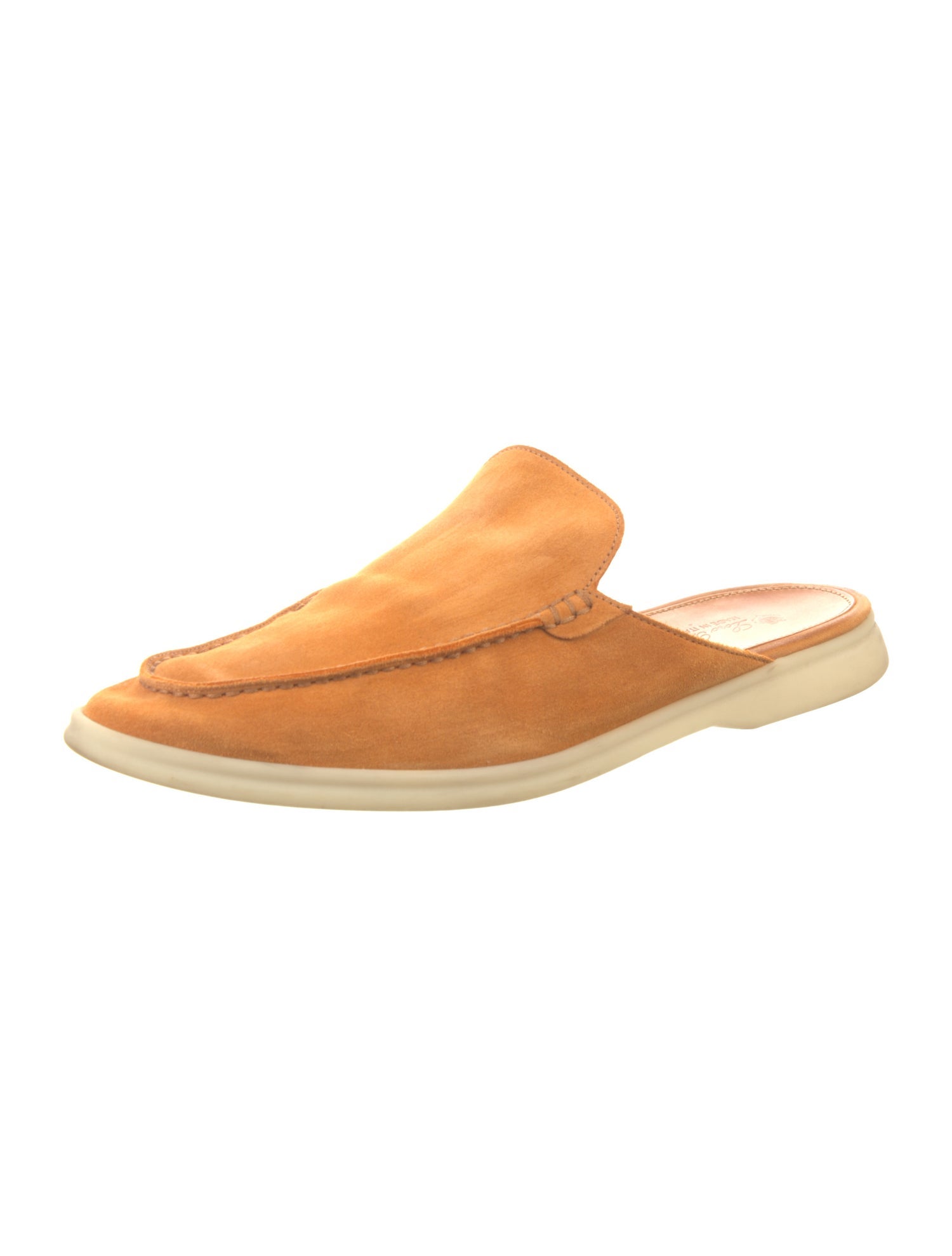 Loro Piana Babouche Walk Suede Slippers