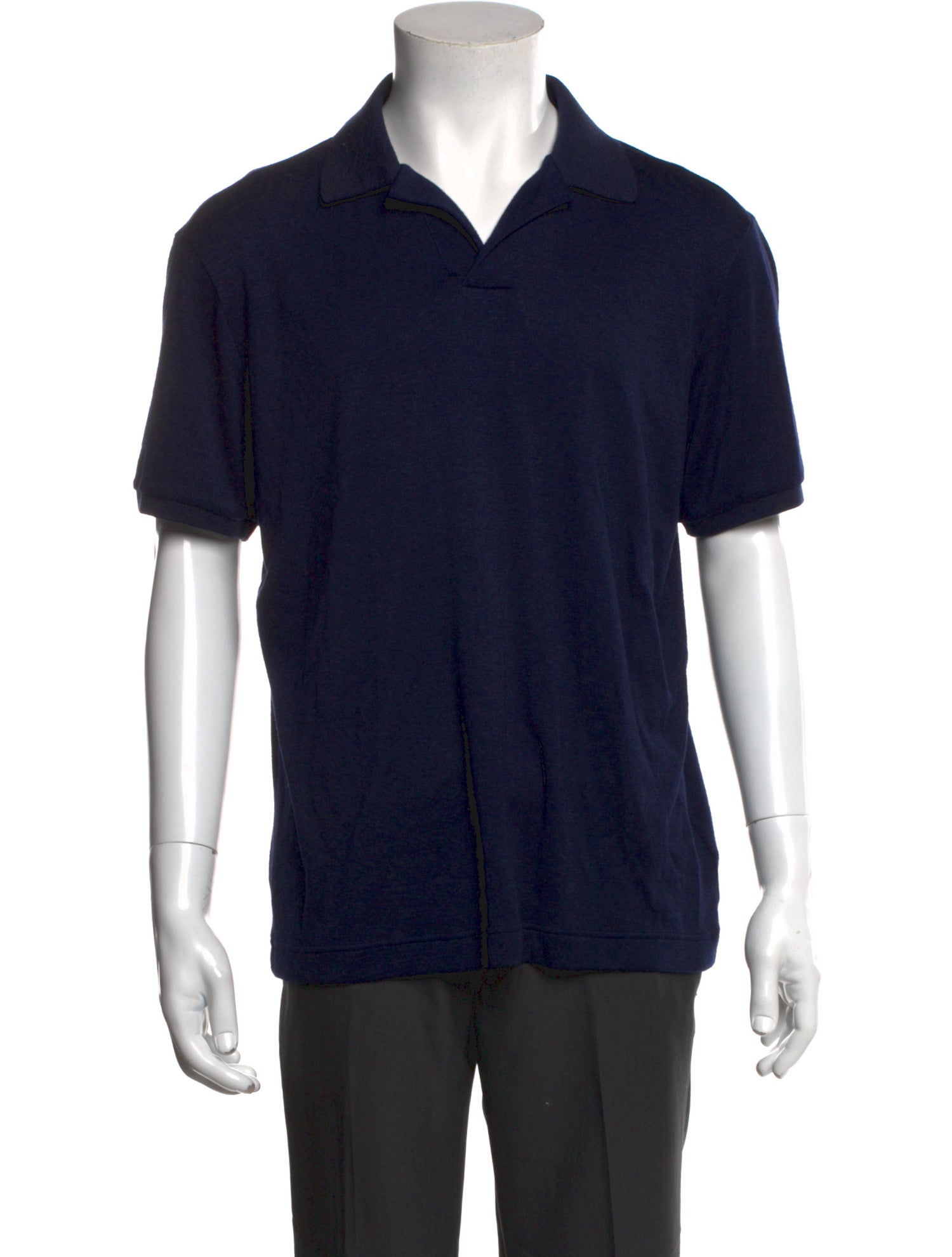 Loro Piana Cashmere Collar Polo Shirt