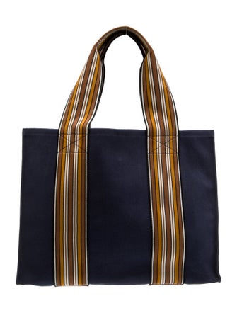 Loro Piana Canvas The Suitcase Stripe
