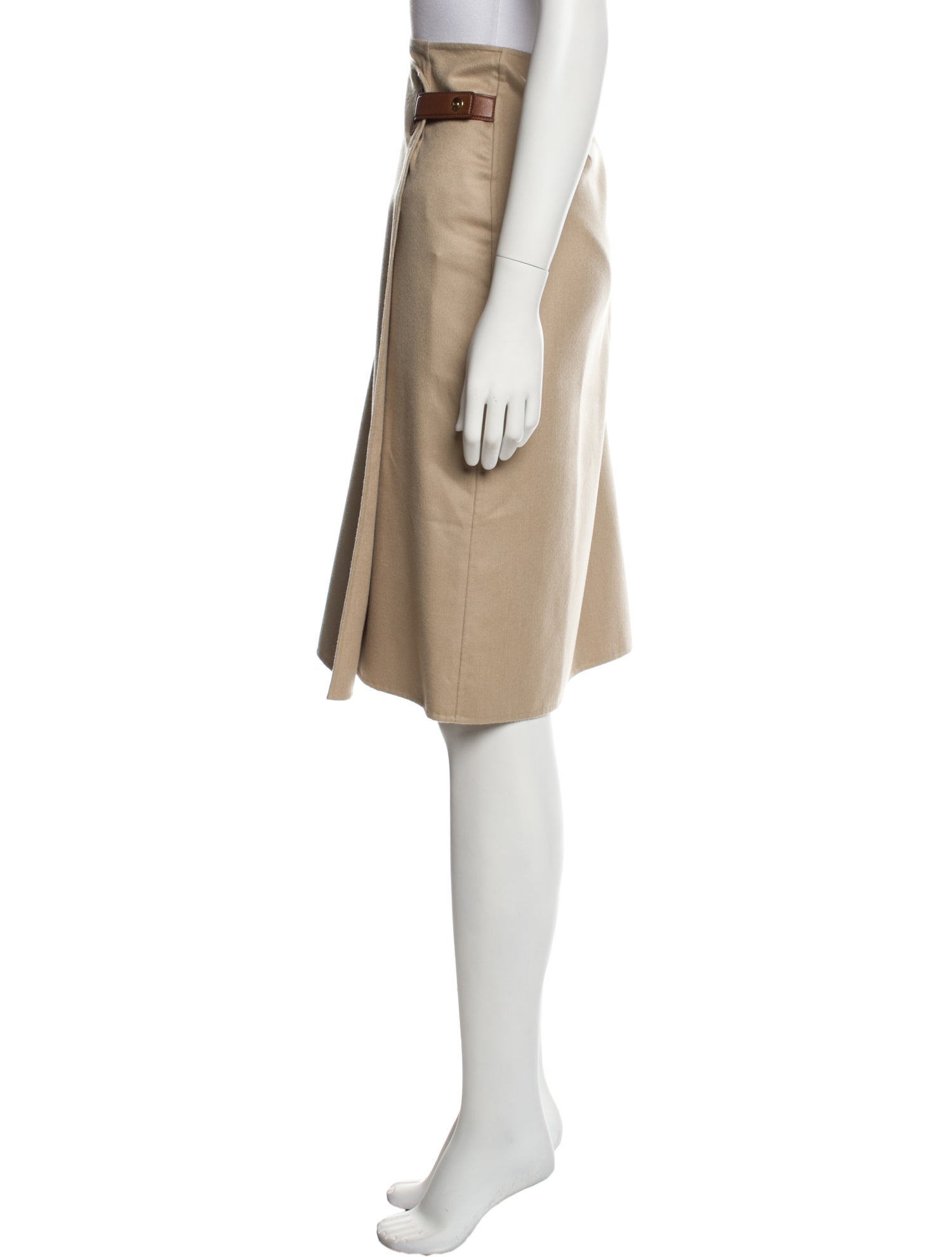 Loro Piana Cashmere Knee-Length Skirt