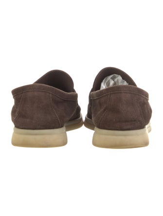 Loro Piana Summer Walk Suede Loafers