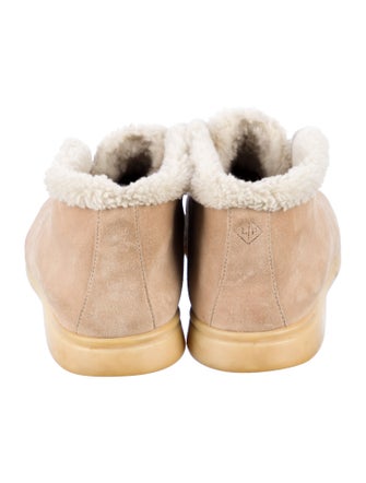 Loro Piana Suede Lace-Up Boots