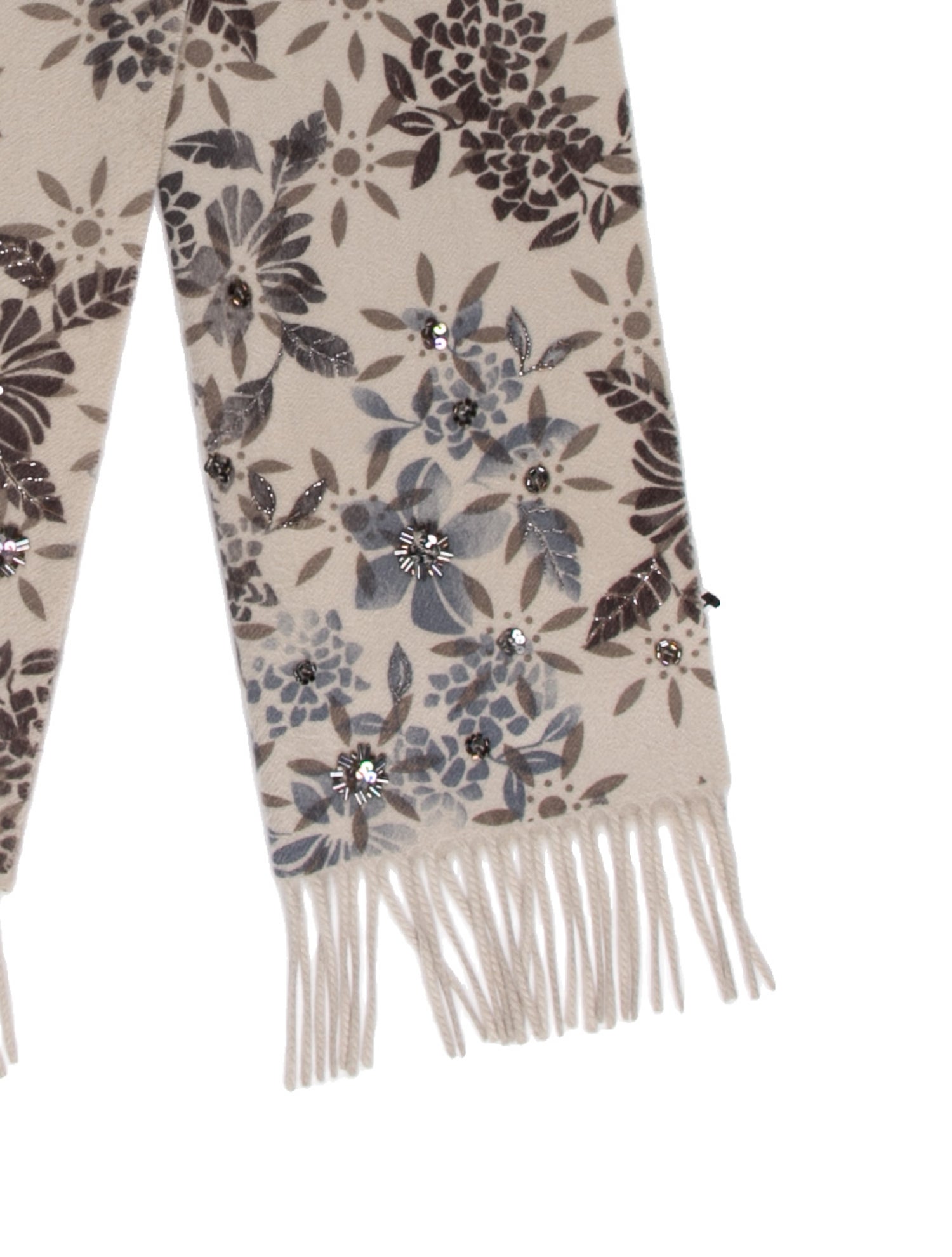 Loro Piana Cashmere Printed Scarf