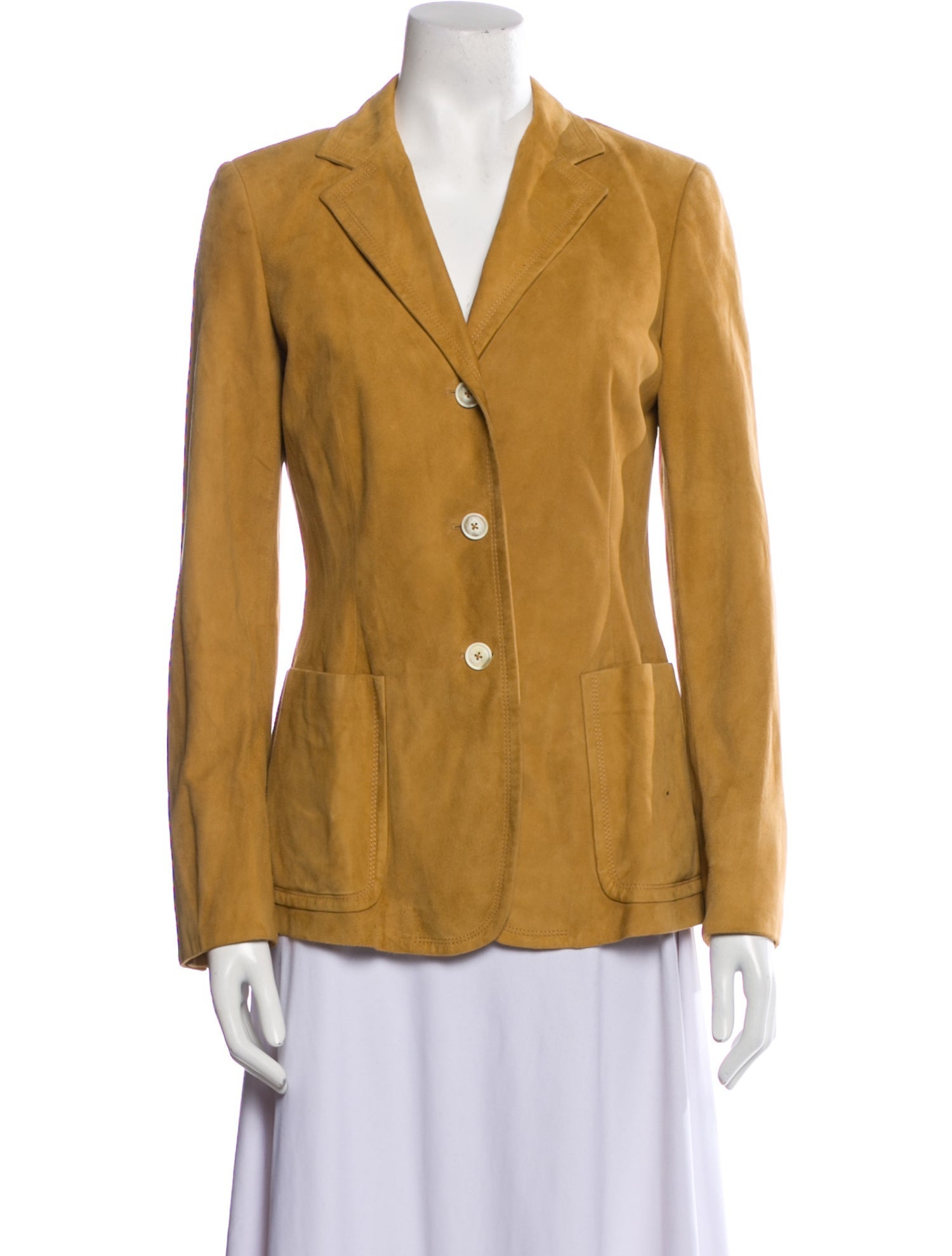 Loro Piana Leather Blazer