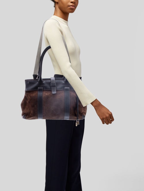 Loro Piana Suede Tote
