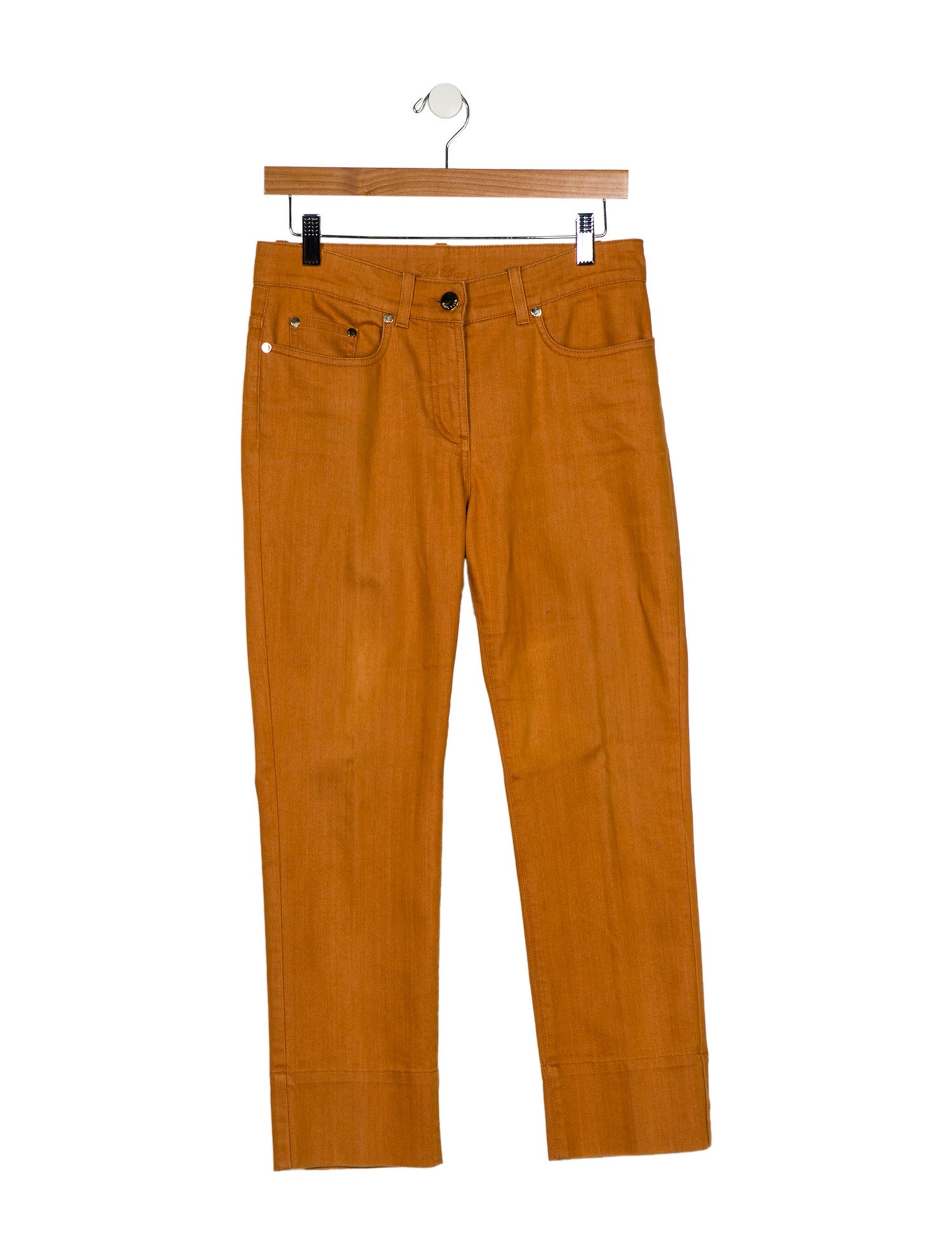 Loro Piana Mid-Rise Straight Leg Jeans