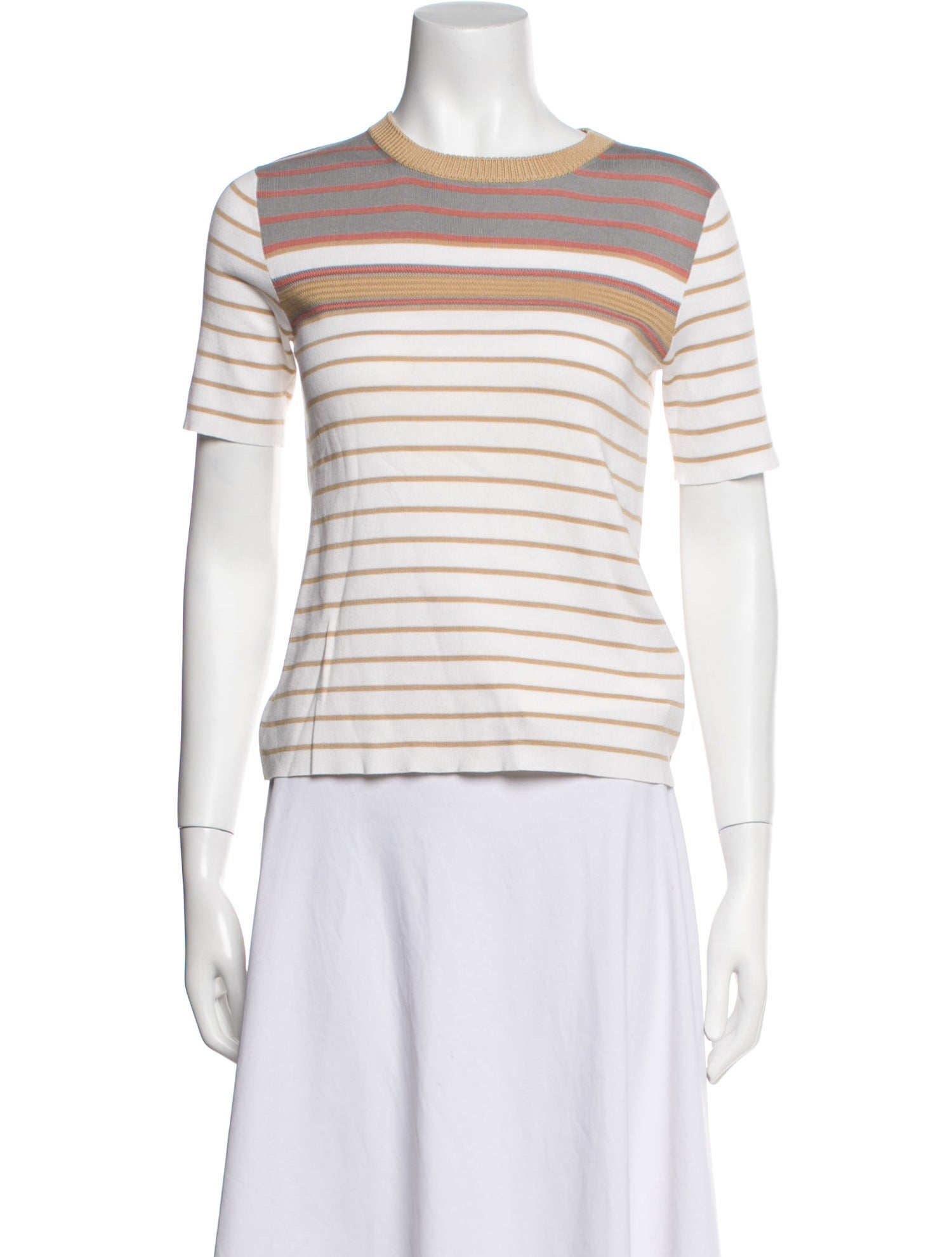 Loro Piana Silk Striped T-Shirt