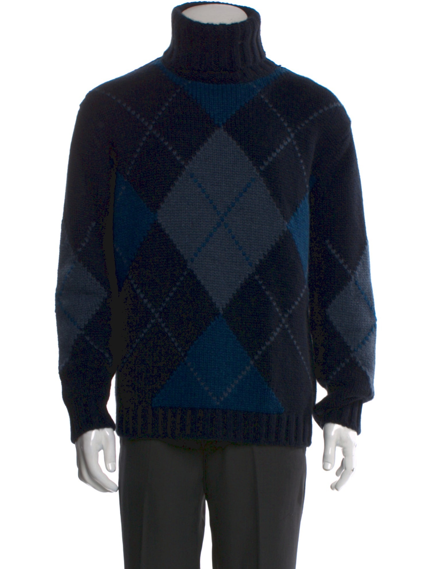 Loro Piana Cashmere Plaid Print Pullover