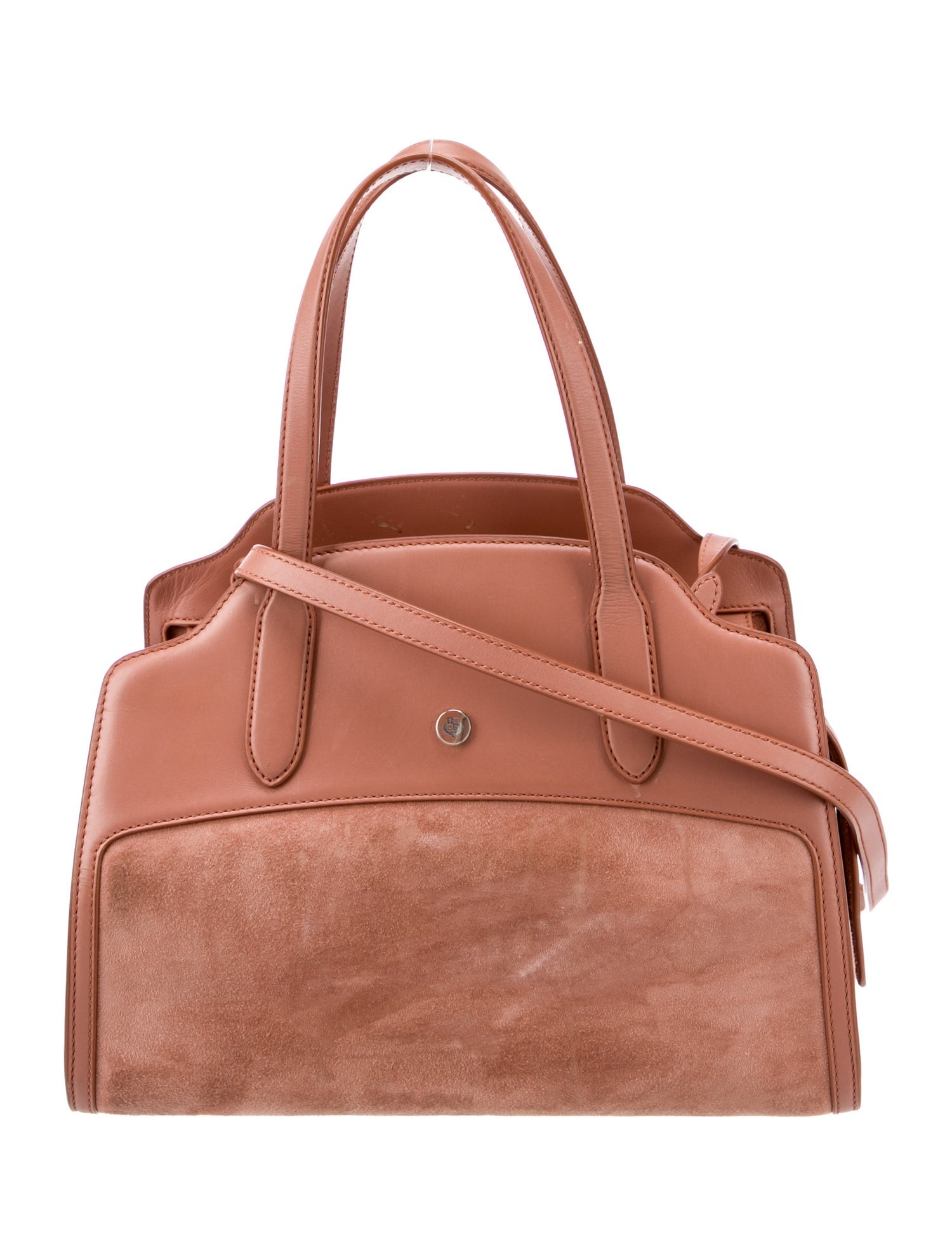 Loro Piana Suede Top Handle Bag
