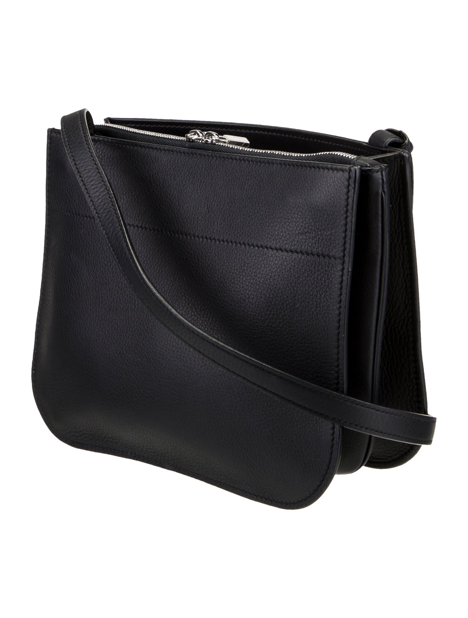 Loro Piana Leather Messenger Bag