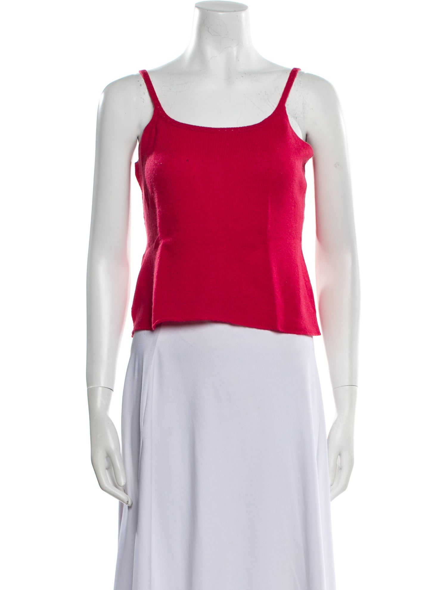 Loro Piana Cashmere Square Neckline Crop Top