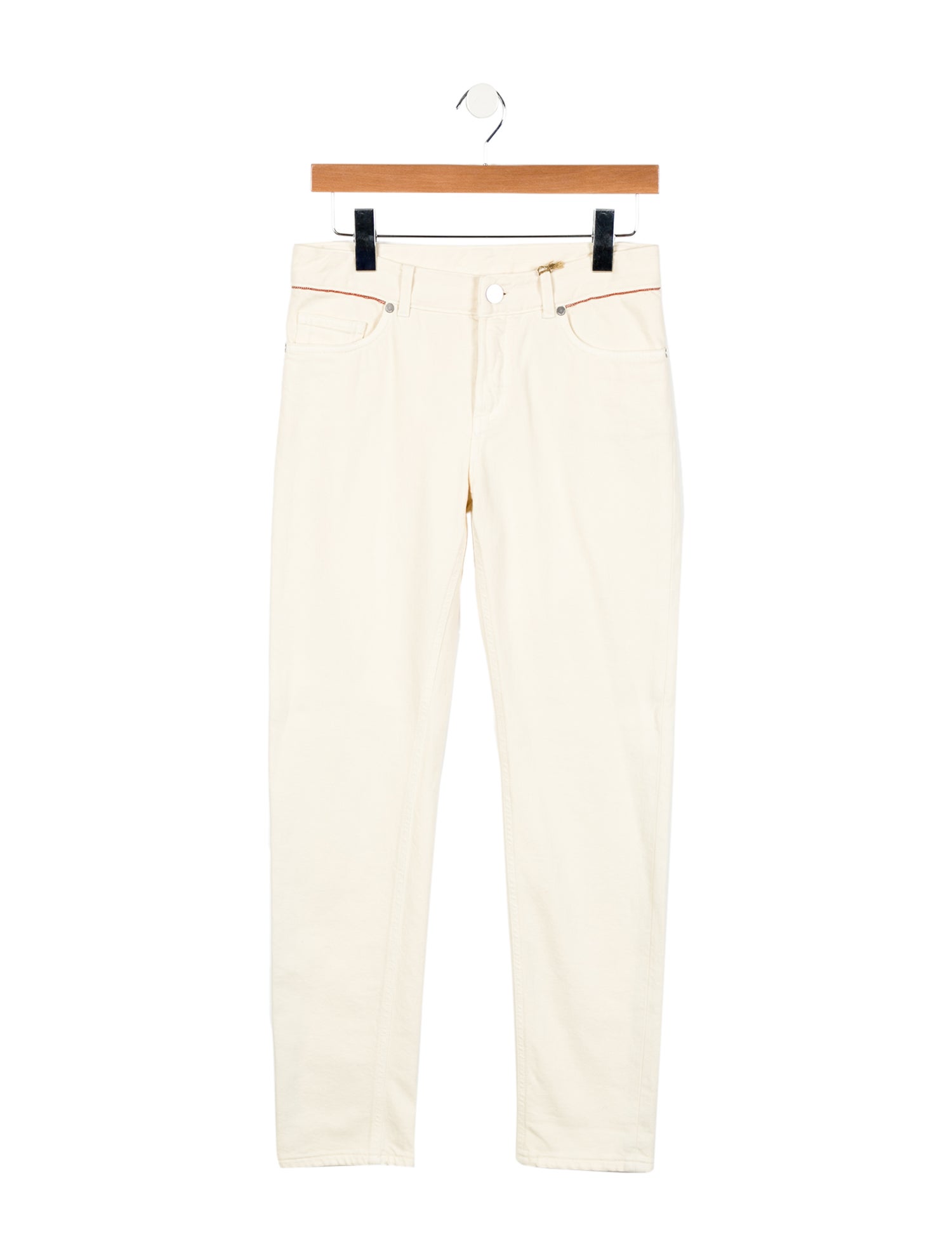 Loro Piana Mid-Rise Straight Leg Jeans w/ Tags