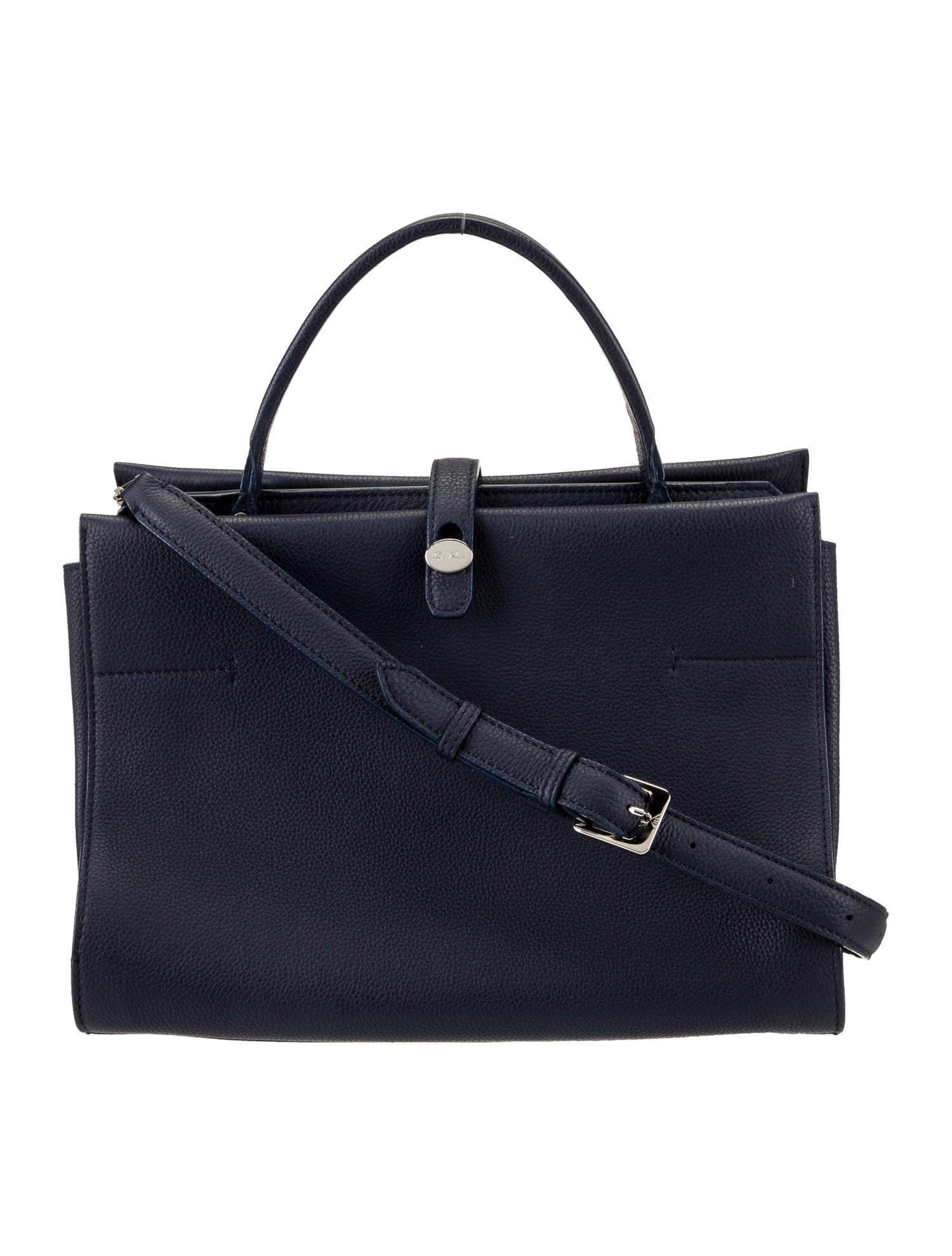 Loro Piana Leather Top Handle Bag