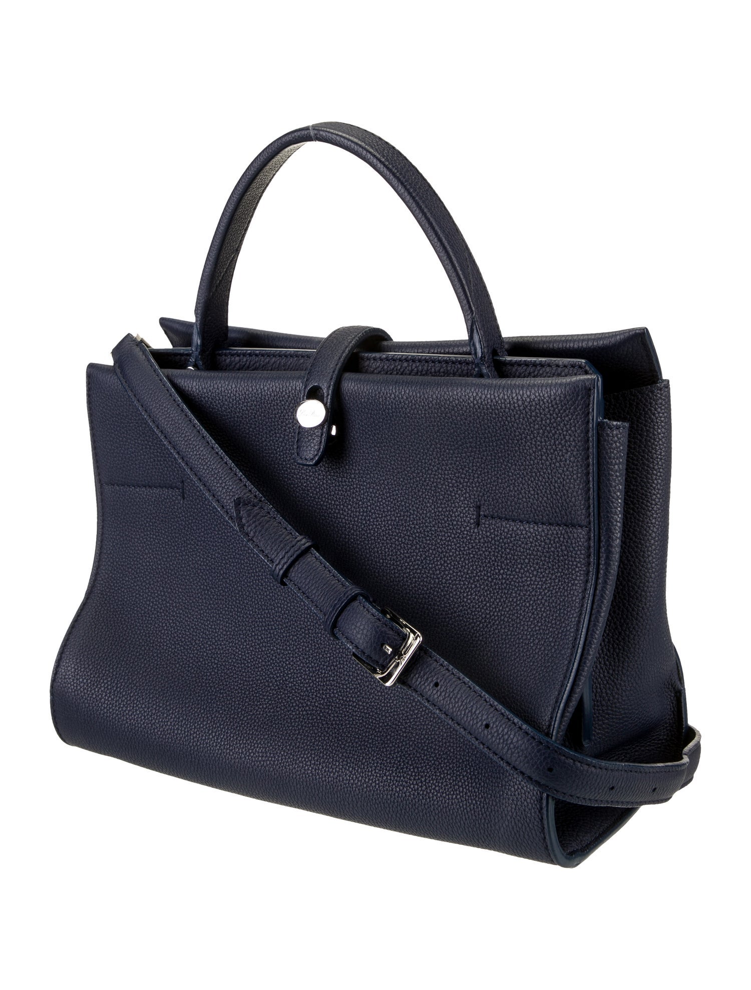 Loro Piana Leather Top Handle Bag