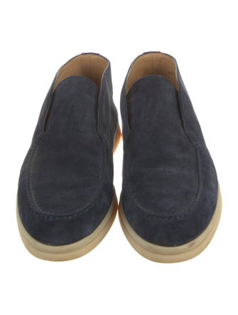 Loro Piana Open Walk Suede Loafers