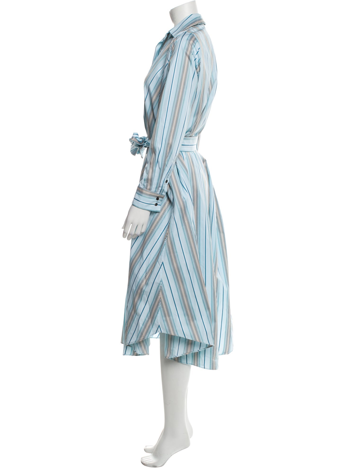 Loro Piana Striped Long Dress