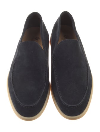 Loro Piana Summer Walk Suede Loafers