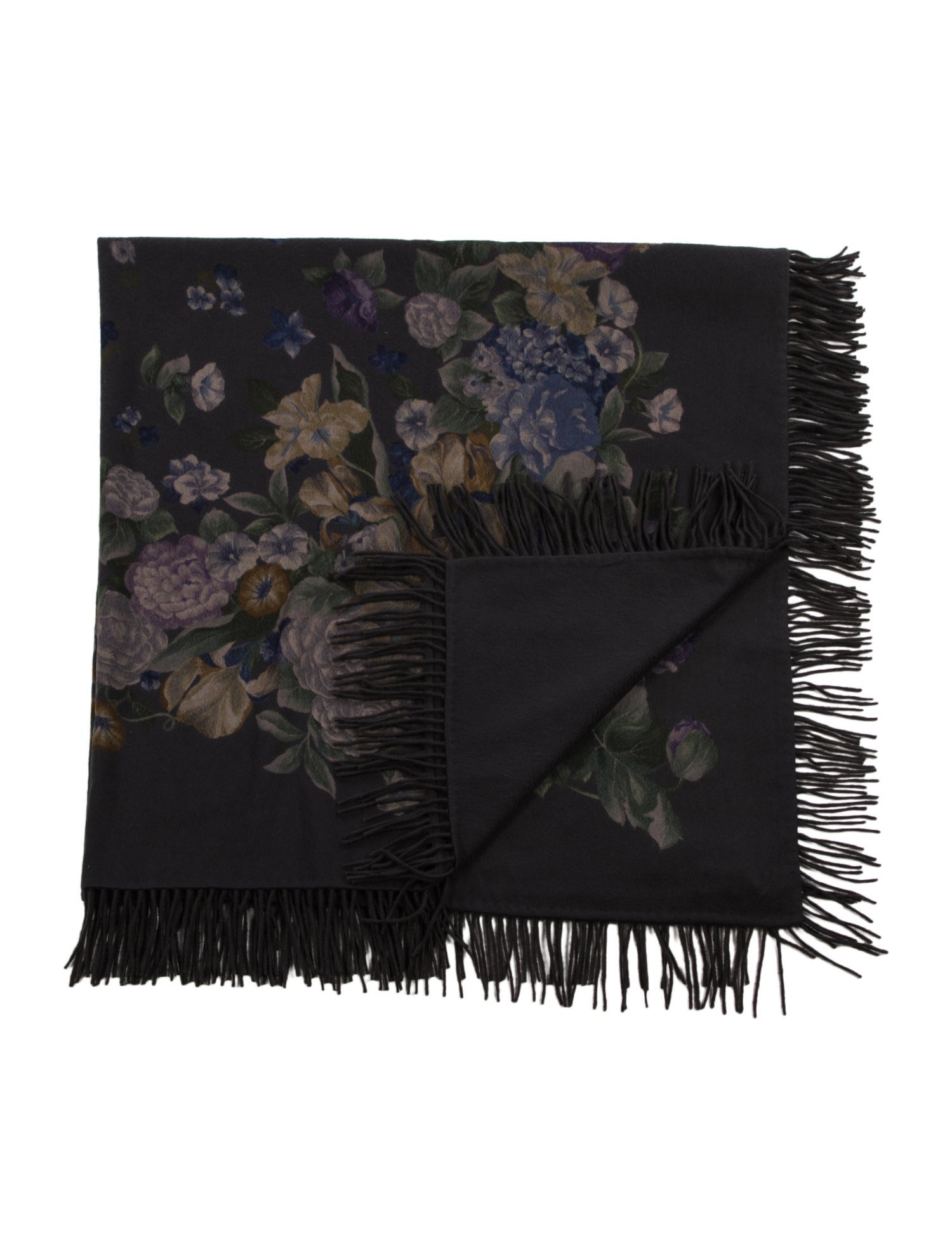 Loro Piana Cashmere Printed Throw Blanket