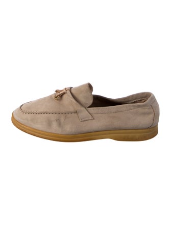 Loro Piana Summer Walk Suede Loafers