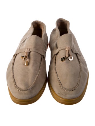 Loro Piana Summer Walk Suede Loafers
