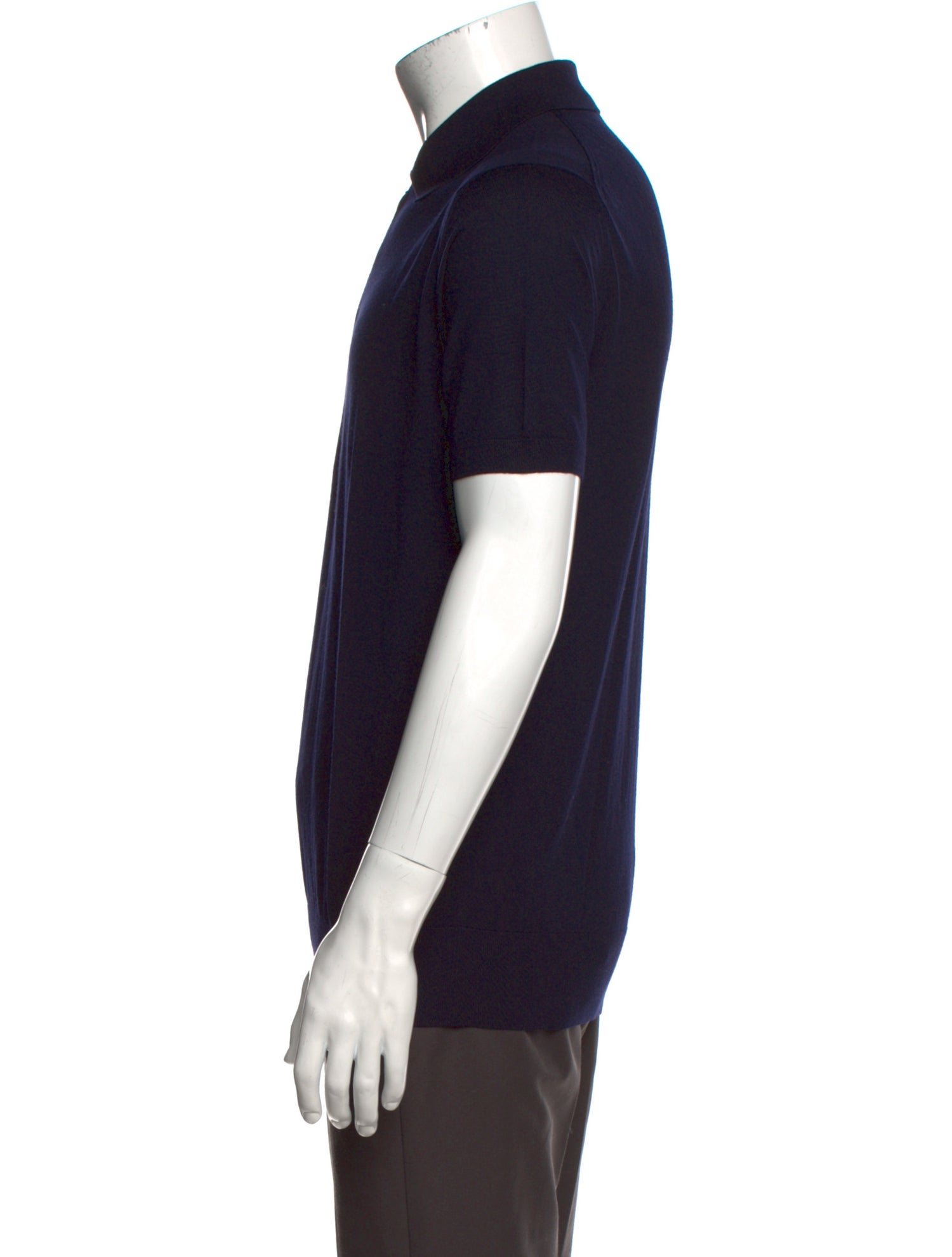 Loro Piana Virgin Wool Short Sleeve Shirt