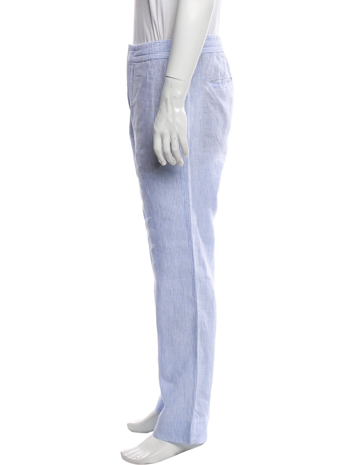 Loro Piana Linen Straight Leg Pants