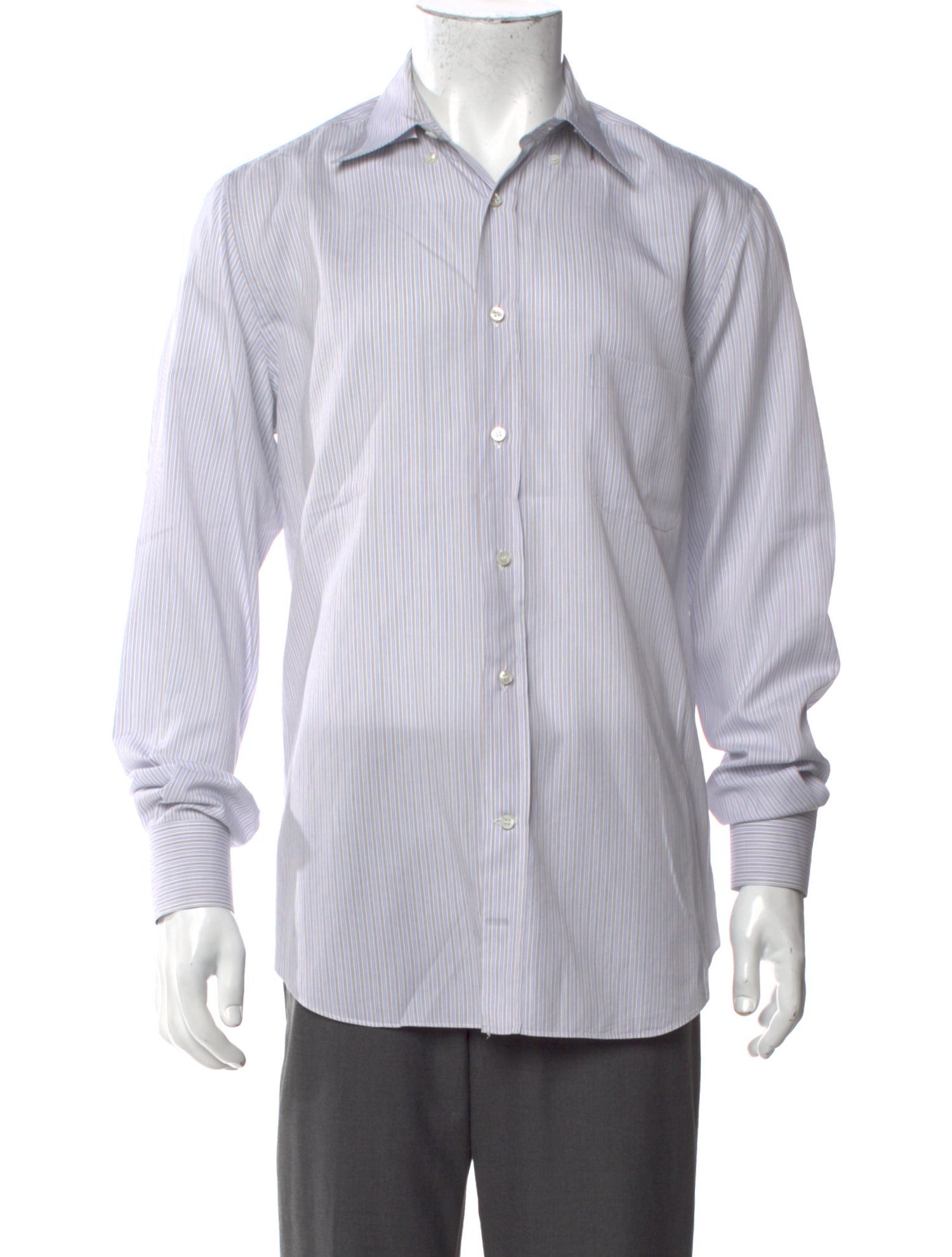 Loro Piana Striped Long Sleeve Shirt