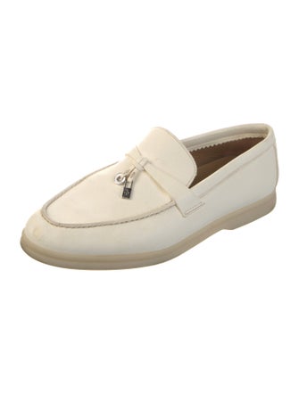 Loro Piana Summer Walk Charms Calfskin Loafers