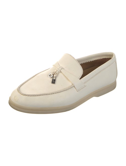 Loro Piana Summer Walk Charms Calfskin Loafers