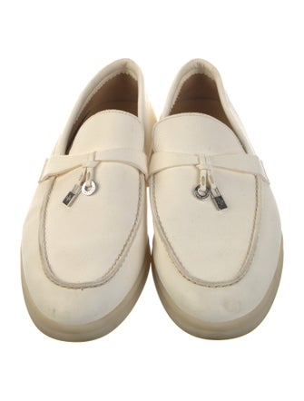 Loro Piana Summer Walk Charms Calfskin Loafers