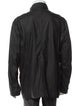 Armani Collezioni Tape Seam Weather Repellent Leather Windbreaker