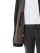 Armani Collezioni Tape Seam Weather Repellent Leather Windbreaker