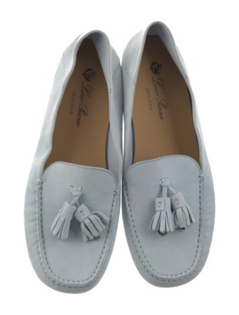 Loro Piana Dots Sole Suede Loafers