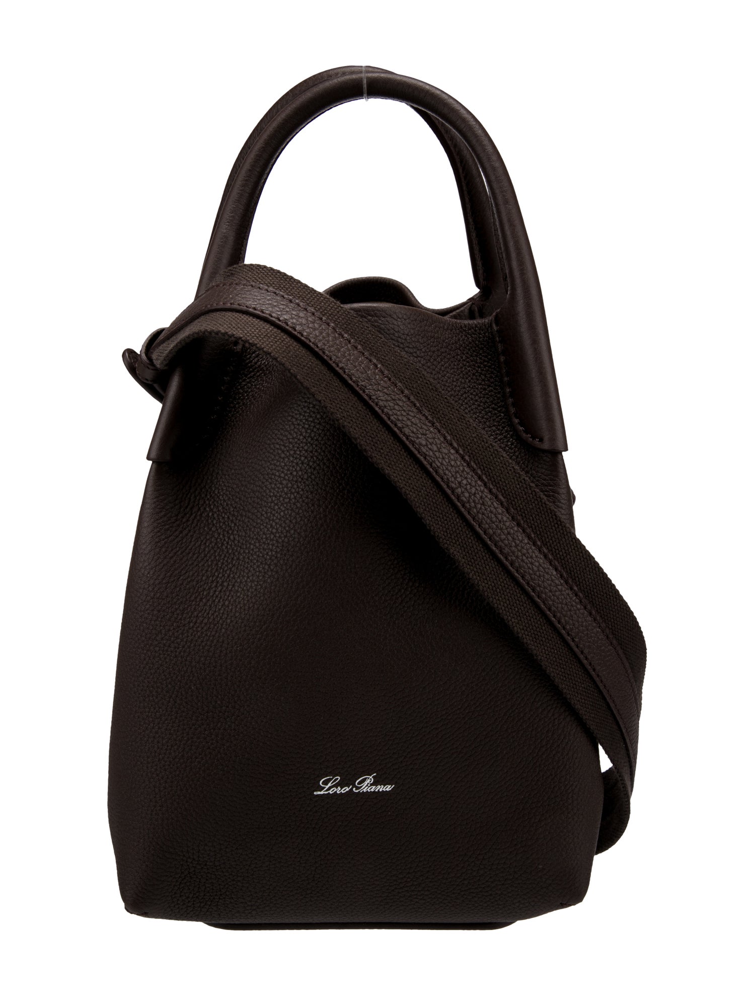 Loro Piana Leather Small Bale Bag