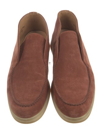 Loro Piana Open Walk Suede Loafers