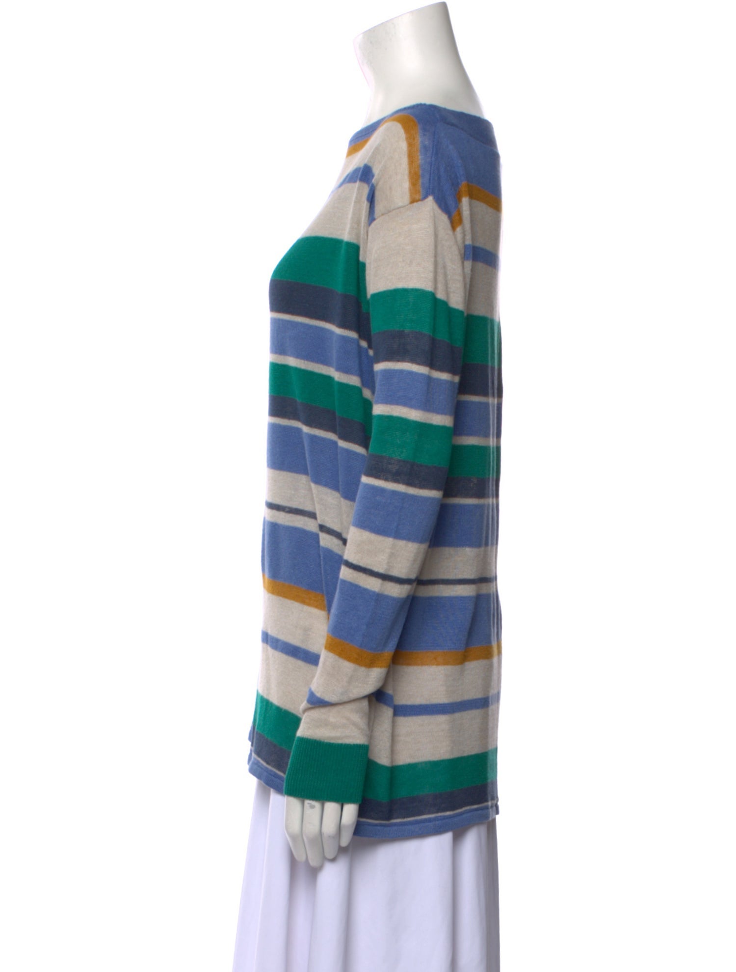 Loro Piana Linen Striped Sweater