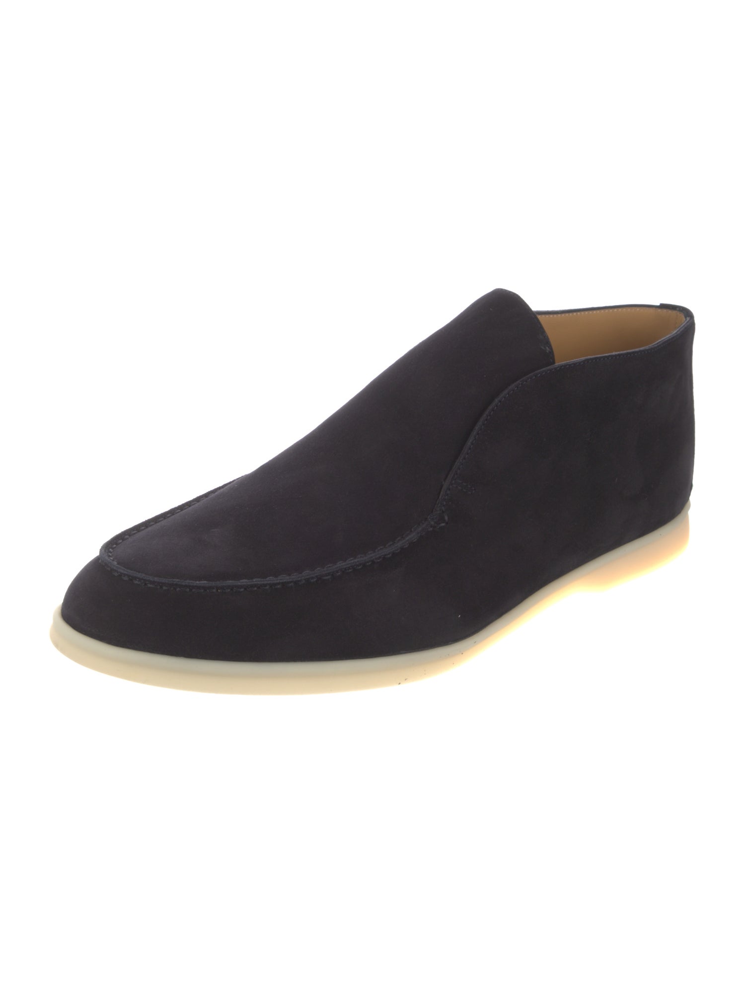 Loro Piana Open Walk Suede Loafers