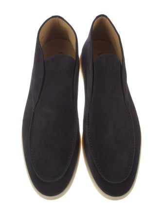 Loro Piana Open Walk Suede Loafers