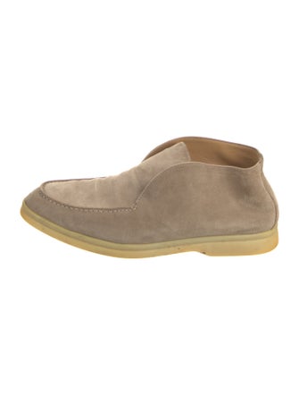 Loro Piana Open Walk Suede Flats
