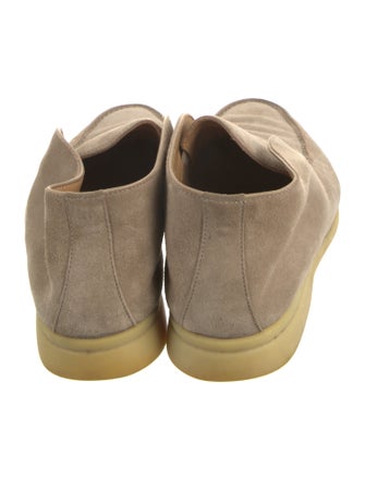 Loro Piana Open Walk Suede Flats