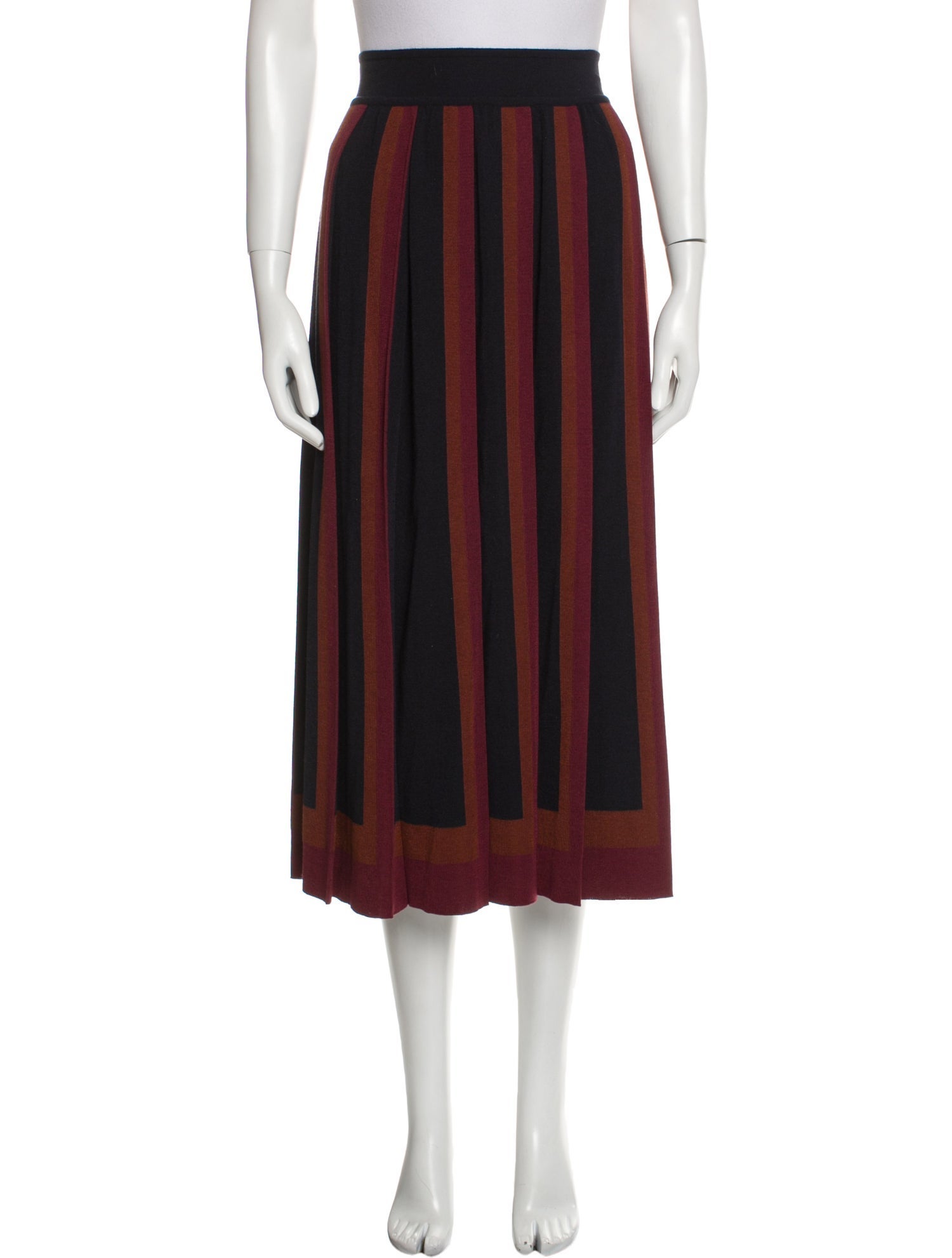 Loro Piana Cashmere Midi Length Skirt