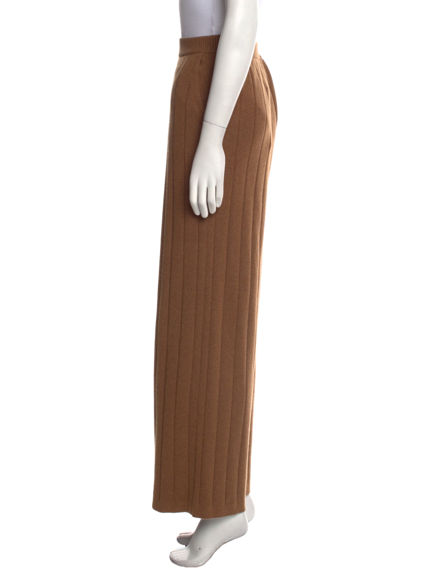 Loro Piana Baby Cashmere Wide Leg Pants