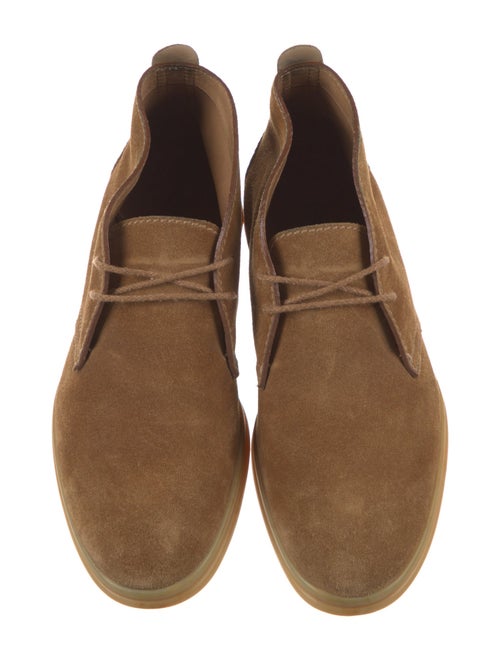Loro Piana Soft Walk Suede Lace-Up Boots